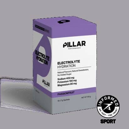 Pillar Performance Electrolyte Hydration - Passionfruit (10 Sachets)