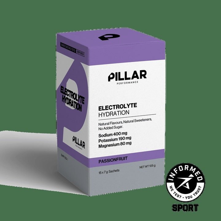 Pillar Performance Electrolyte Hydration - Passionfruit (10 Sachets)